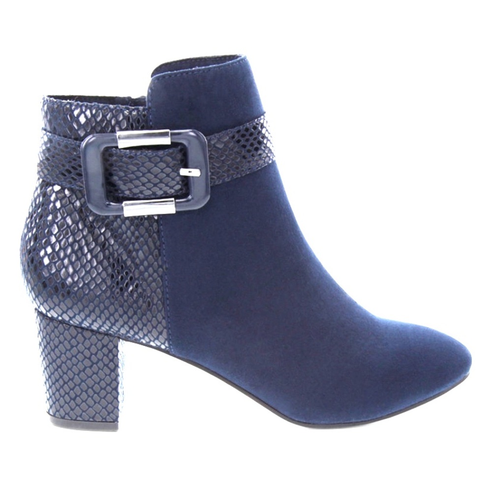 Navy Booties (size 8)